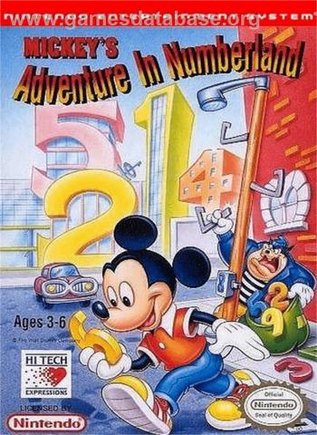 Cover Mickey's Adventures in Numberland for NES